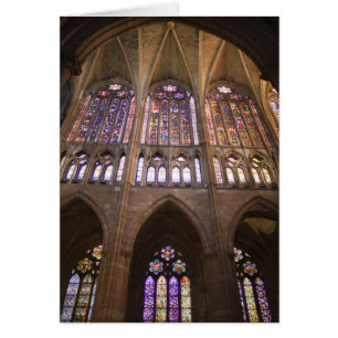 Catedral de Leon, vitraux intérieurs
