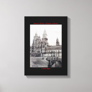 Catedral de Santiago de Compostela (A Coruña) Canvas Print