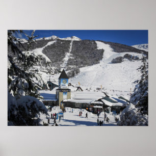 Catedral Ski Resort, Bariloche Argentina Poster