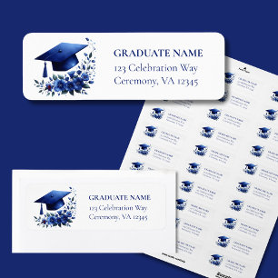 Catégorie de 2026 Bleu Graduate Retourner l'adress