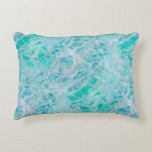 Catégorie de vert bleu un coussin 16" d'accent de