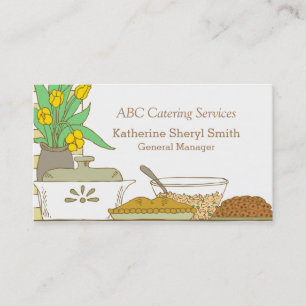 Caterer Culinary Chef Business Card