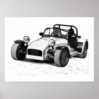 Caterham car poster