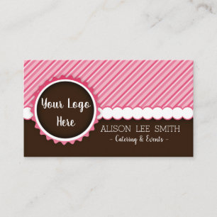 Catering and events chocolate No Logo Business Card