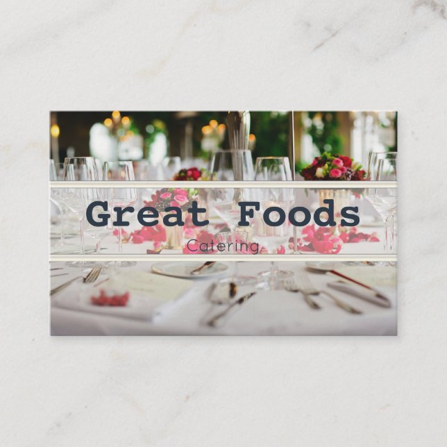 Catering business cards (Front)