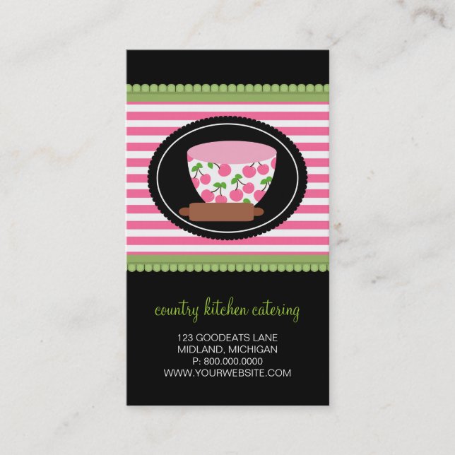 Catering Business Cards (Front)