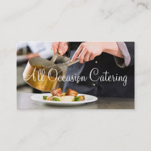 Catering Chef Wedding Planner Food Restaurant Business Card