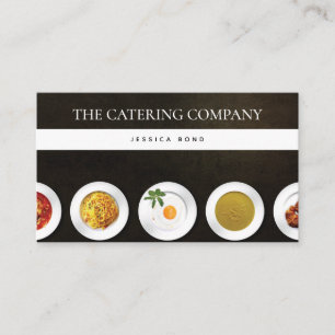 Catering company Photo Professional Business Card