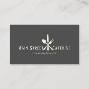 Catering Company Professional Chef Business Card