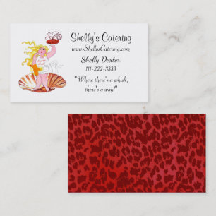 "Catering, Event Planning" DIVA Business Cards