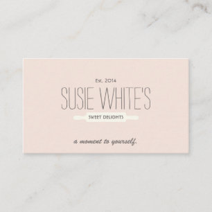 Catering Pastry Chef Rolling Pin Cute Retro Bakers Business Card