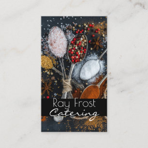 Catering, Personal Chef, Food Business Card