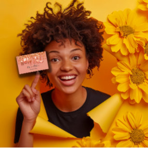 Catering Personal Chef Restaurant Rose Drips Busin Business Card