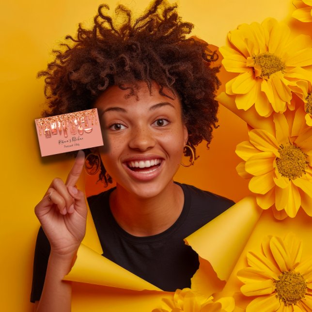 Catering Personal Chef Restaurant Rose Drips Busin Business Card (Catering Personal Chef Restaurant Rose Drips Busin Business Card)