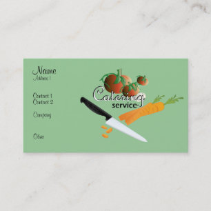 CATERING service Business Card