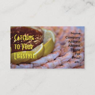 Catering Service Business Card