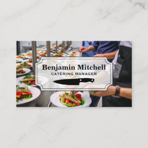 Catering Workers   Culinary Business Card