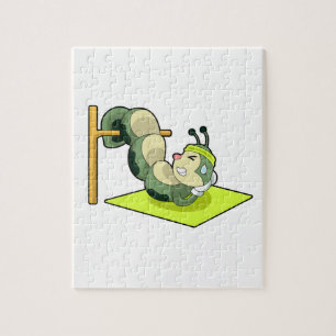 Caterpillar ABS Workout Fitness Jigsaw Puzzle