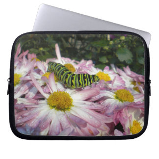 Caterpillar and Asters Laptop Sleeve