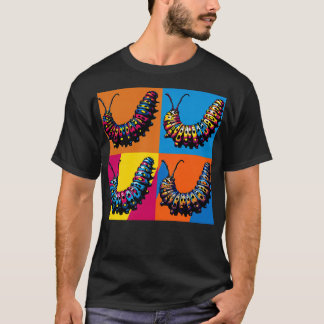 Caterpillar Art Cool Insect T-Shirt