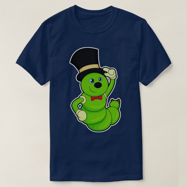 Caterpillar as Groom with Hat T-Shirt (Design Front)
