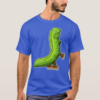 Caterpillar as Inline skater with Inline skates T-Shirt