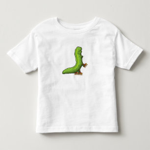 Caterpillar as Inline skater with Inline skates Toddler T-shirt
