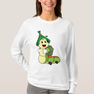 Caterpillar as Student with Backpack T-Shirt