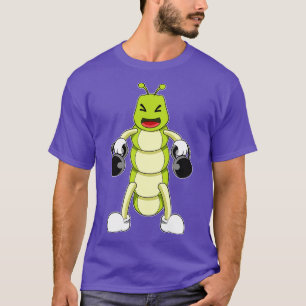 Caterpillar at Bodybuilding with Dumbbells T-Shirt
