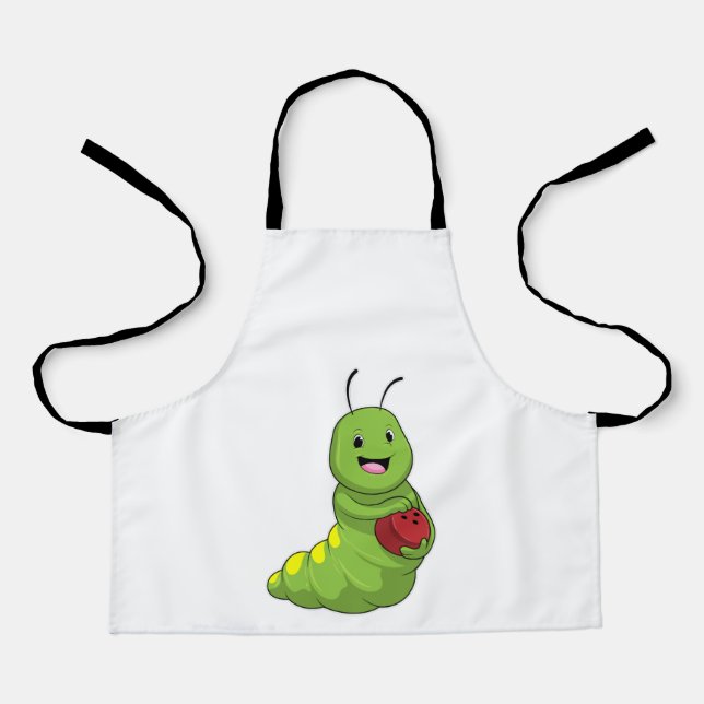 Caterpillar at Bowling with Bowling ball Apron (Front)