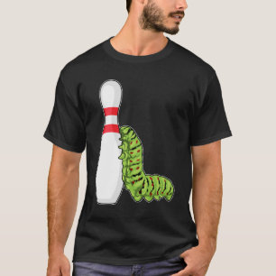 Caterpillar at Bowling with Bowling pin T-Shirt