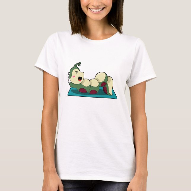 Caterpillar at Fitness Workout T-Shirt (Front)