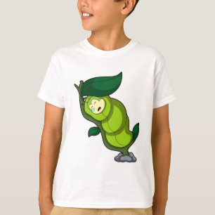 Caterpillar at Sleeping with Leaf T-Shirt