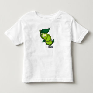 Caterpillar at Sleeping with Leaf Toddler T-shirt