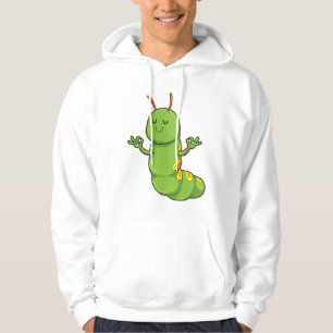 Caterpillar at Yoga Meditation Hoodie