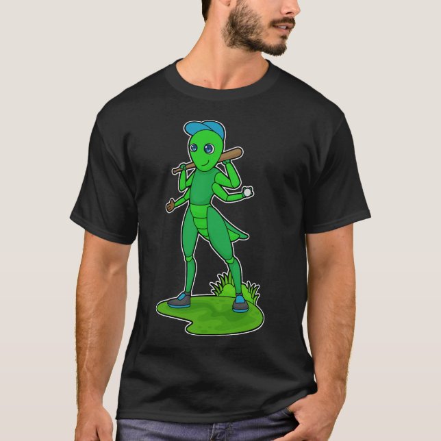 Caterpillar Baseball Baseball bat T-Shirt (Front)