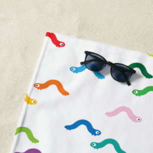 Caterpillar Beach Towel
