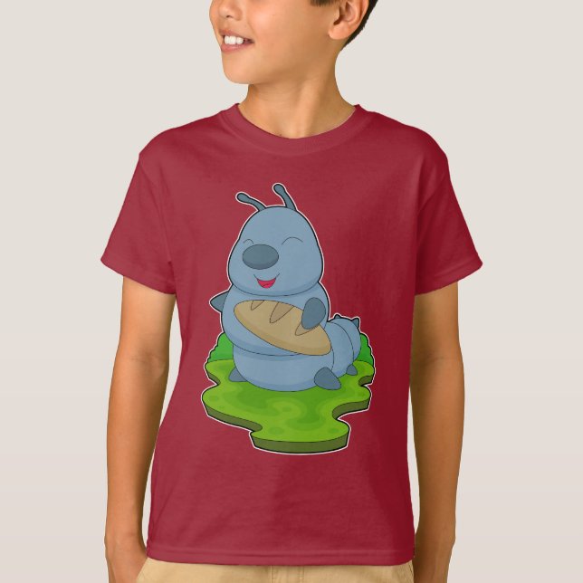 Caterpillar Bread T-Shirt (Front)