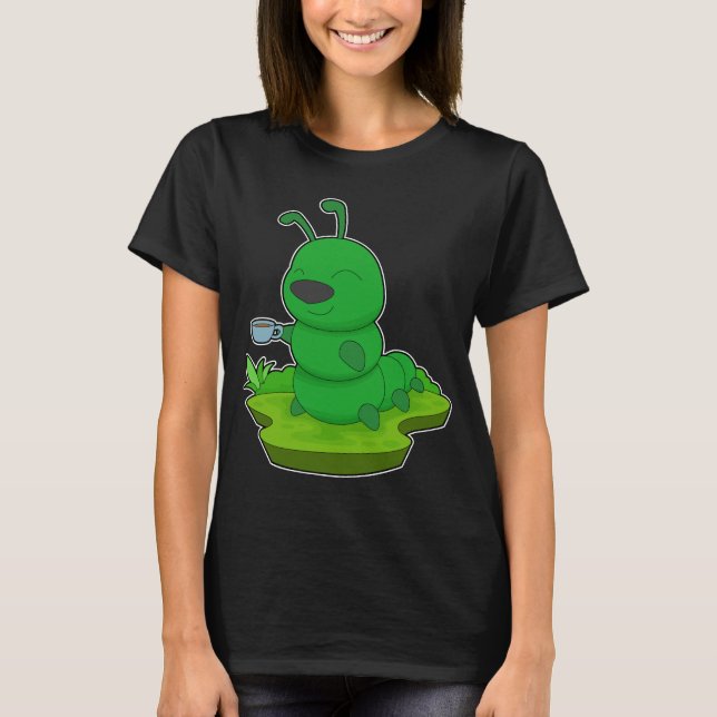 Caterpillar Coffee Cup T-Shirt (Front)