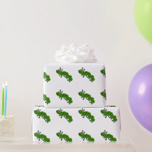 Caterpillar Design Wrapping Paper