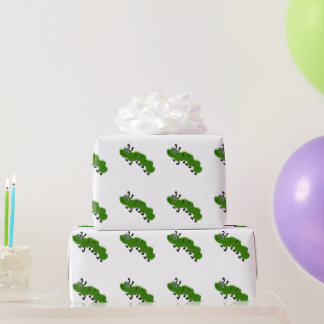 Caterpillar Design Wrapping Paper