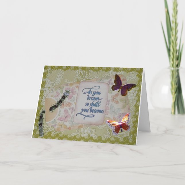 Caterpillar Dream Card (Front)