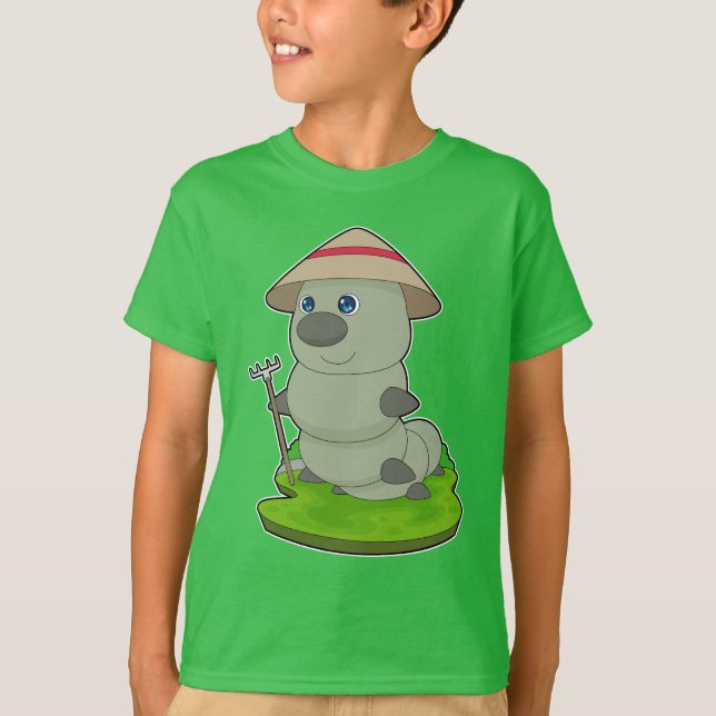Caterpillar Farmer Rake T-Shirt (Front)