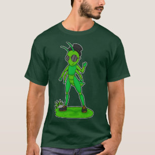 Caterpillar Gentleman Glasses Hat T-Shirt