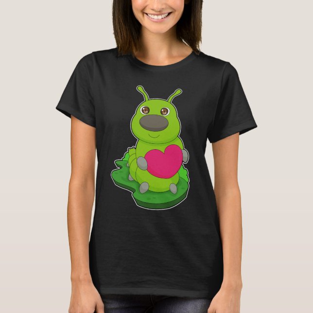 Caterpillar Heart T-Shirt (Front)