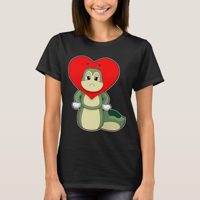 Caterpillar Heart T-Shirt (Front)