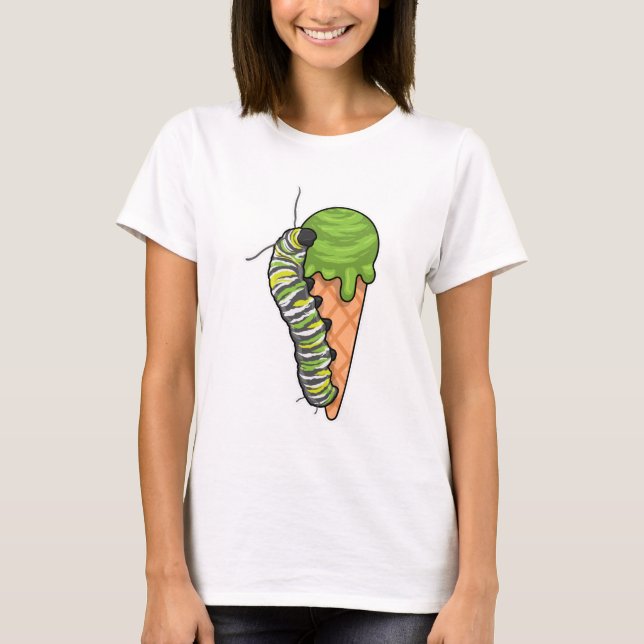 Caterpillar Ice cream T-Shirt (Front)