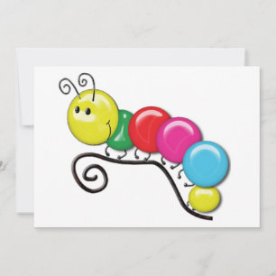 Caterpillar on a Twig Invitation