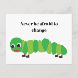 Caterpillar Postcard Greeting Card