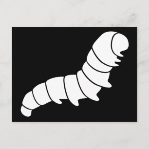 Caterpillar Print Postcard